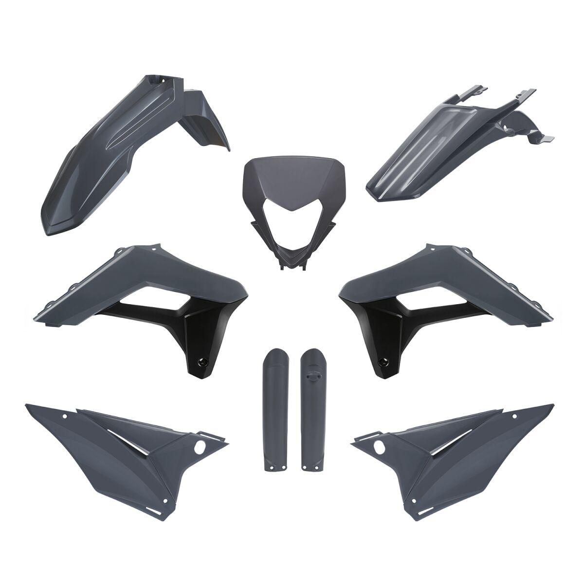 91380 - Polisport Full Plastics Kit For Sherco SE 125 2024 - Grey