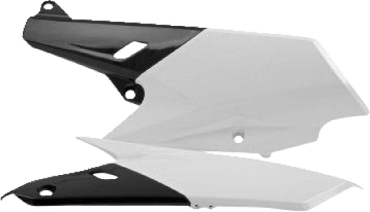 8607000002 - Polisport Side Panels For Yamaha WRF250 2015-2019 - Black/OEM/White