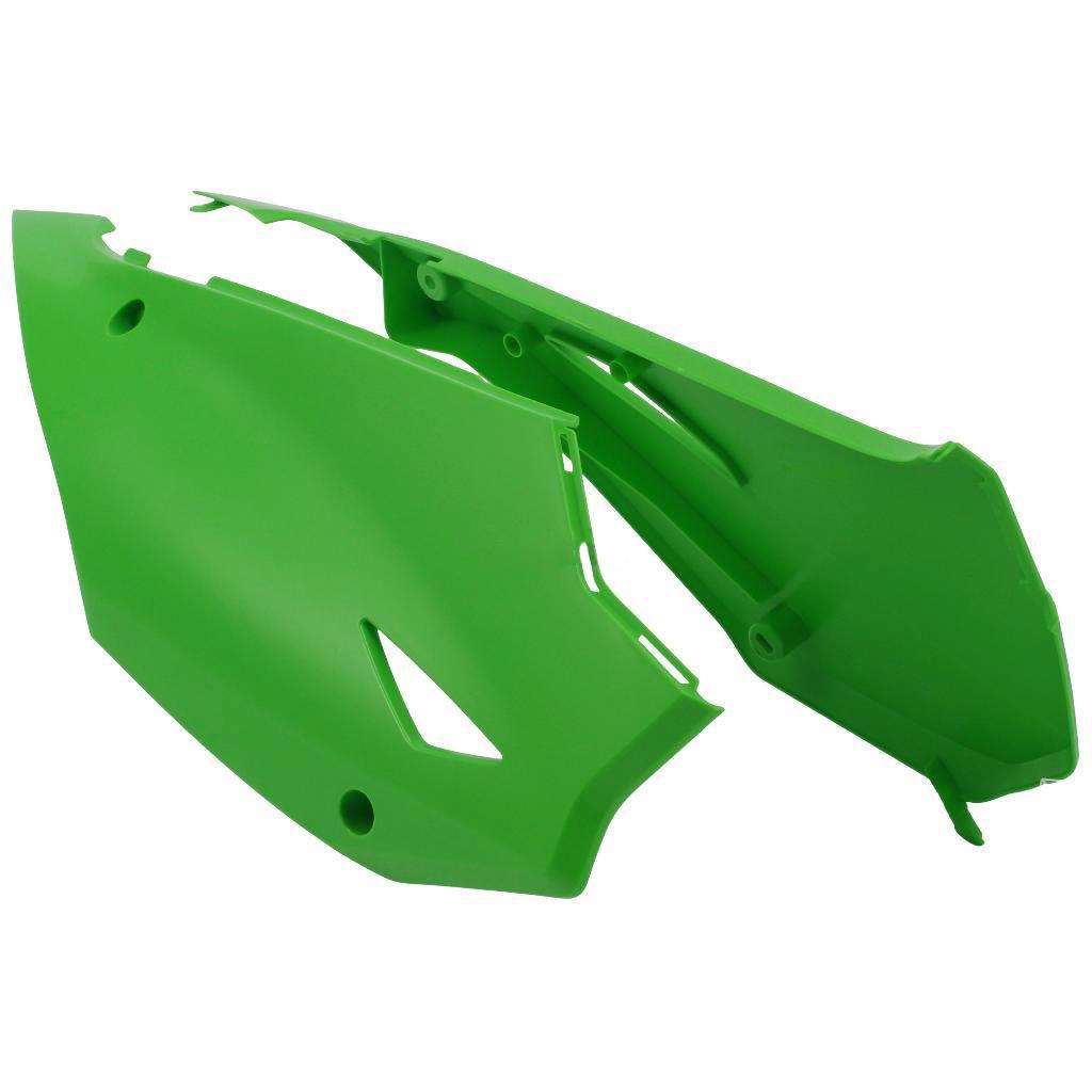 8506500001 - Polisport Side Panels For Kawasaki KX250 2003-2008 - Green
