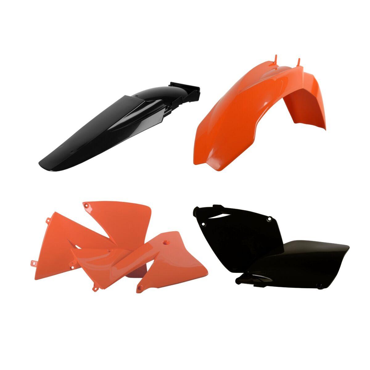Polisport Plastics Kit - Ktm Exc 125/200/250/300 2001-02 - Oem - Image 3