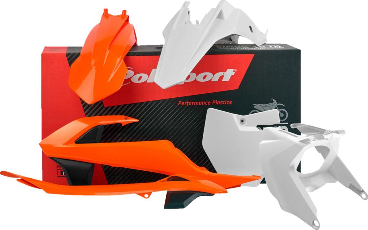 Polisport Oem 2016/Orange/White 90682 - Plastics Kit For Ktm Sx65 2016-2023