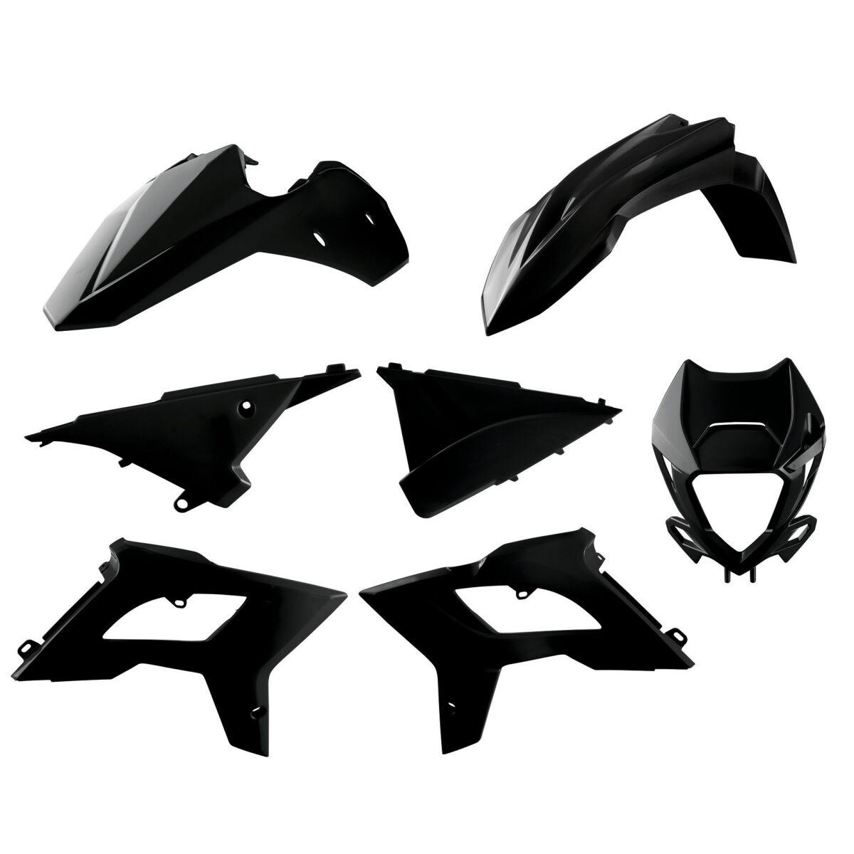 Polisport Black 91087 - Restyle Plastics Kit For Beta Rr 125 2013-2017