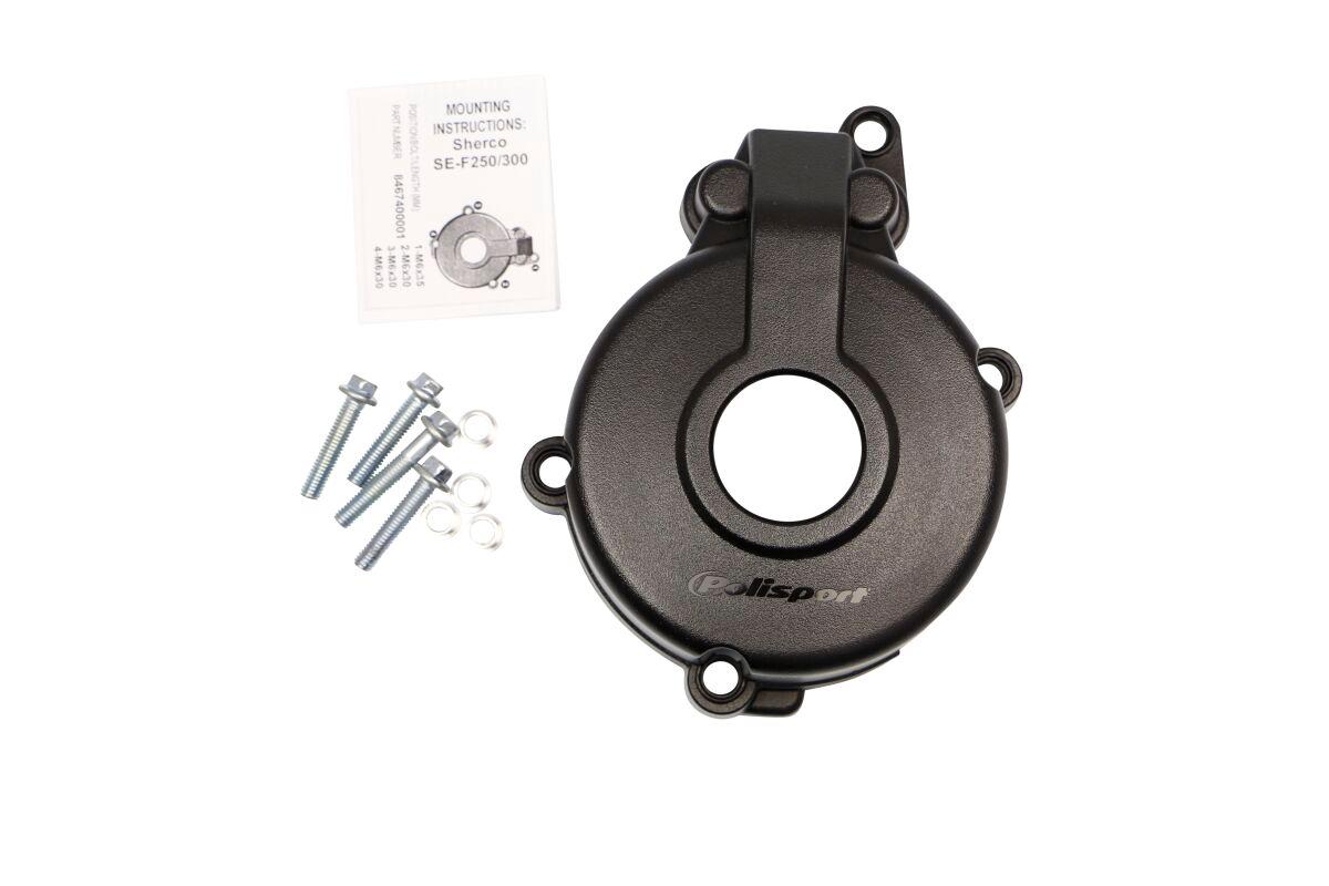 8467400001 - Polisport Ignition Cover Protector For Sherco SEF 250 2014-2019 - Black