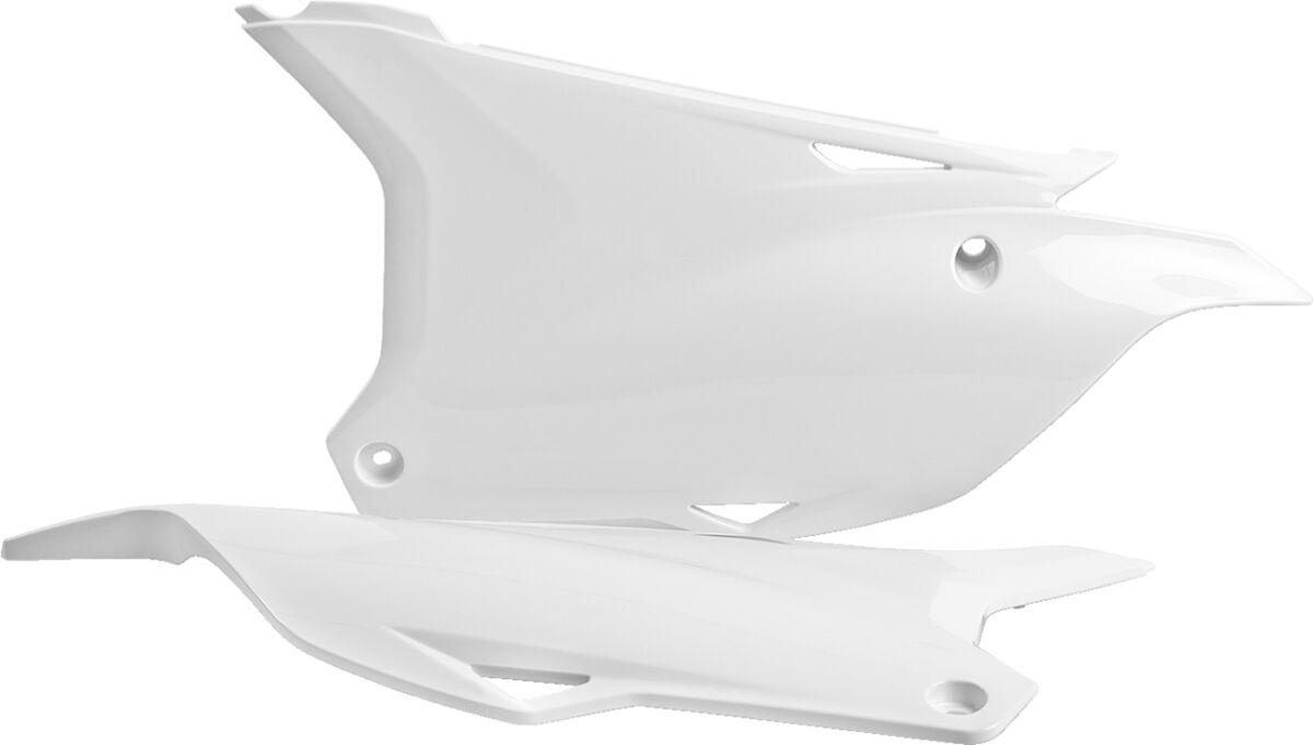 8607100002 - Polisport Side Panels For Kawasaki KX100 2014-2019 - White