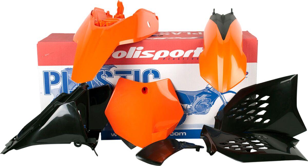 Polisport Black/Oem/Orange 90201 - Plastics Kit For Ktm Sx65 2009-2011