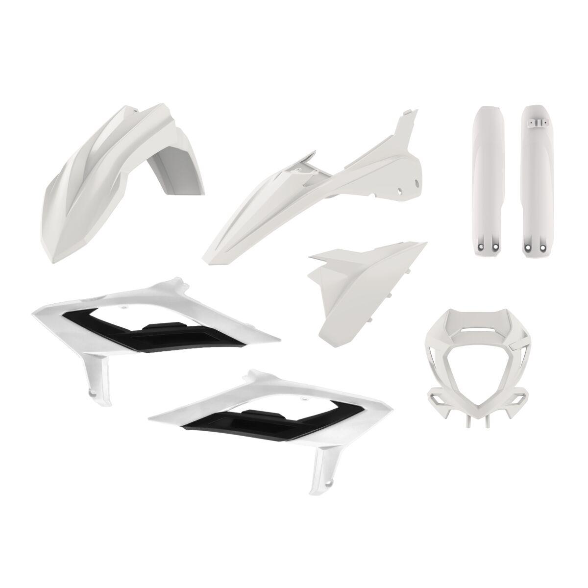 91316 - Polisport Full Plastics Kit For Beta RR 125 2023-2024 - White