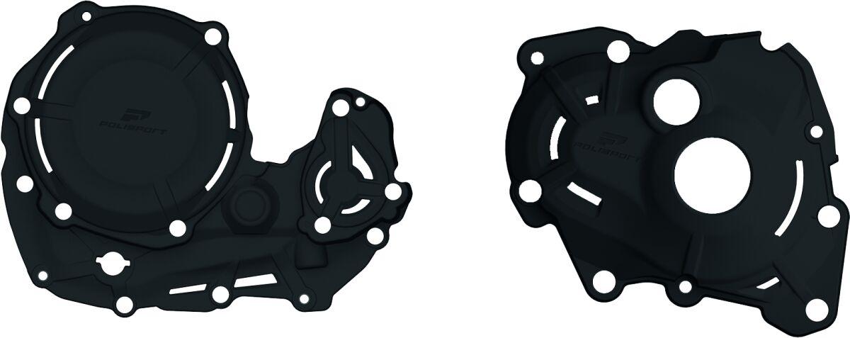 91347 - Polisport Clutch Cover Protector For Yamaha YZF450 2023-2025 - Black