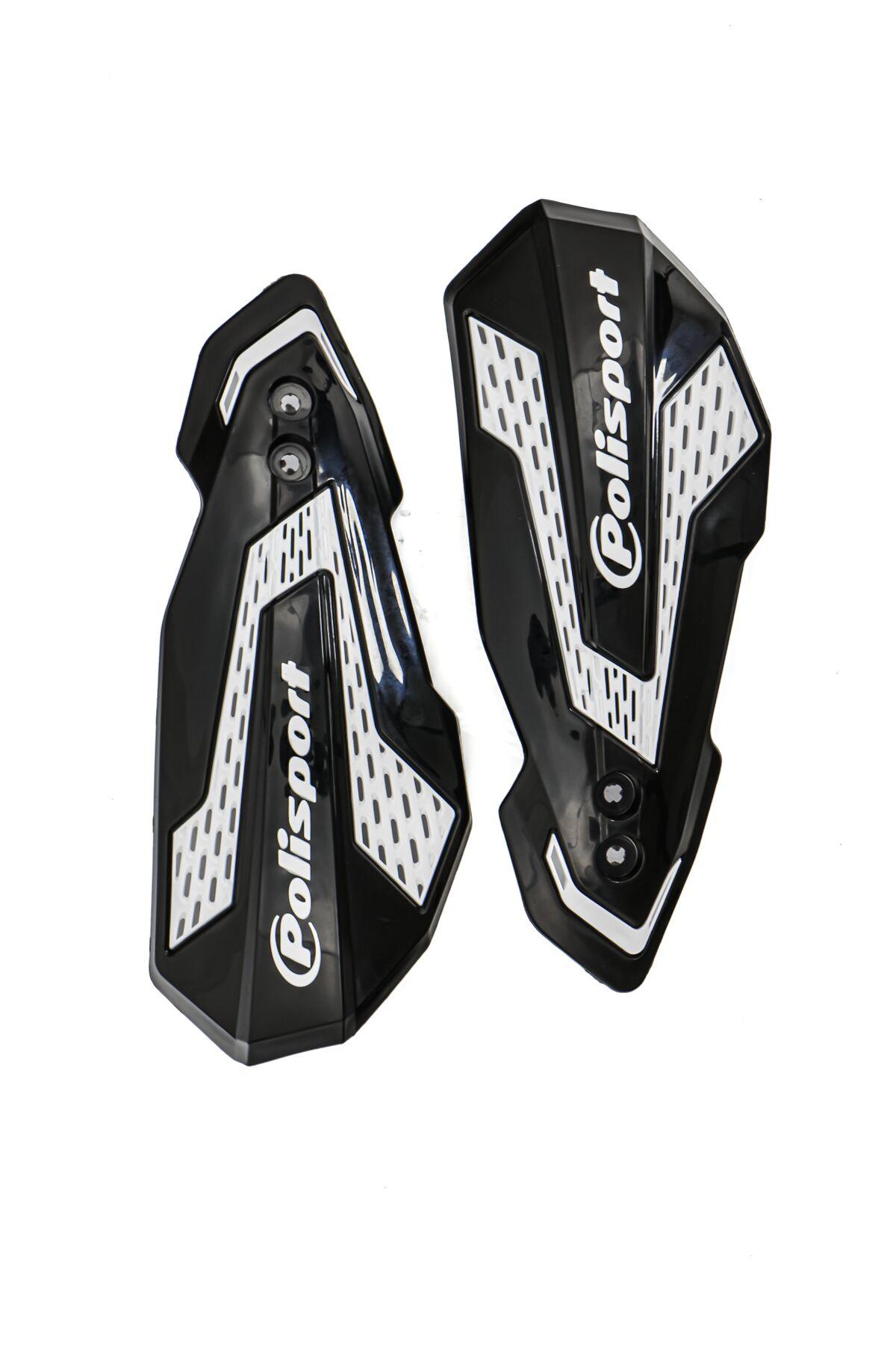 Polisport Black/White 8308200056 - Mx Flow Hand Guards For Husqvarna Fe250 2018-2021
