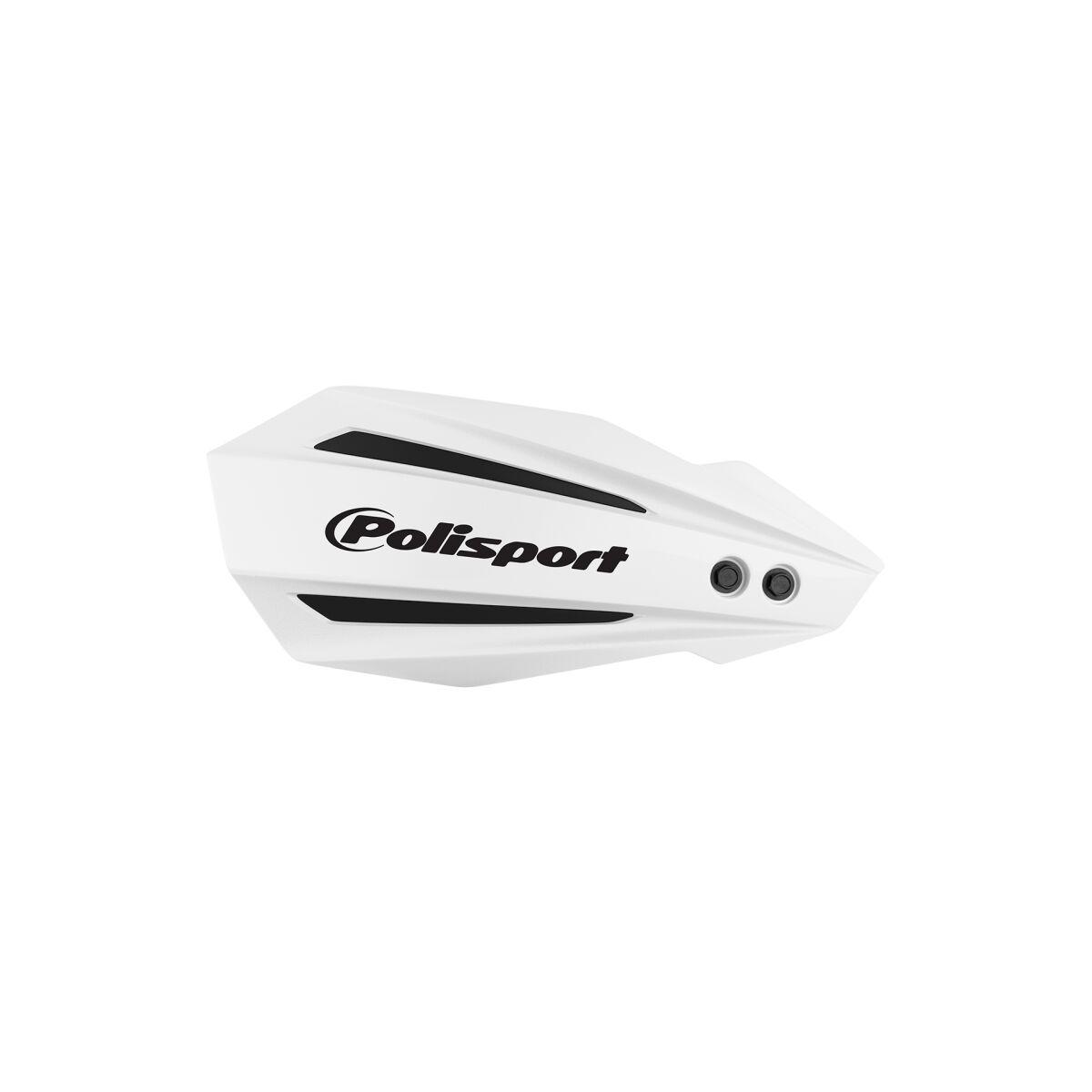 Polisport White 8308500035 - Mx Bullit Hand Guards For Kawasaki Kx250 2021-2022
