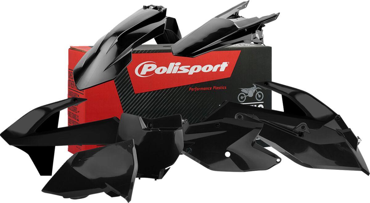 Polisport Black 91454 - Plastics Kit For Ktm Sx125 2016-2018