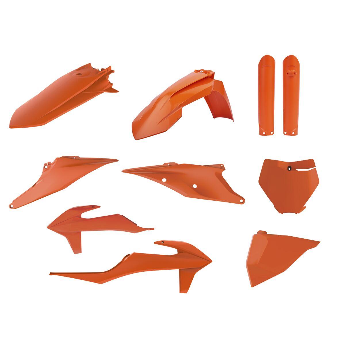Polisport Orange 91072 - Full Plastics Kit For Ktm Sx125 2019-2022
