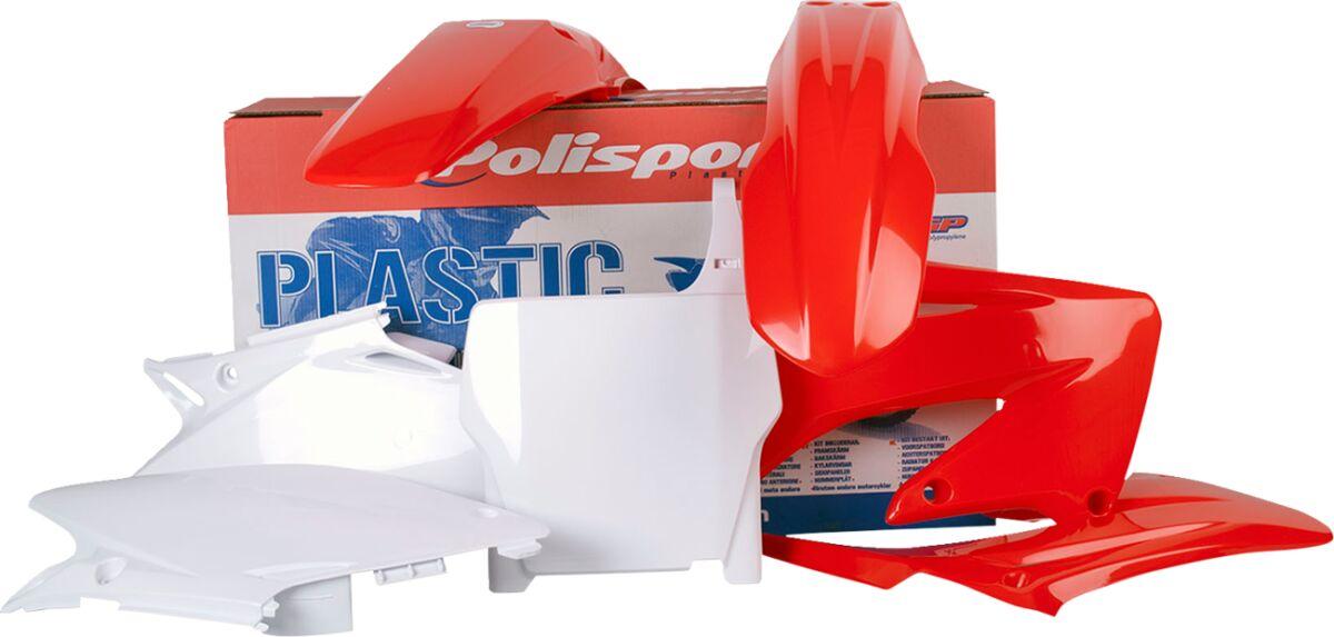 91512 - Polisport Plastics Kit For Honda CR125 2004-2007 - OEM/Red/White