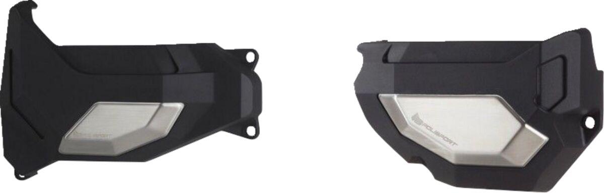 91108 - Polisport Clutch & Alternator Cover Kit For Yamaha FZ-07 700 2015-2017 - Black