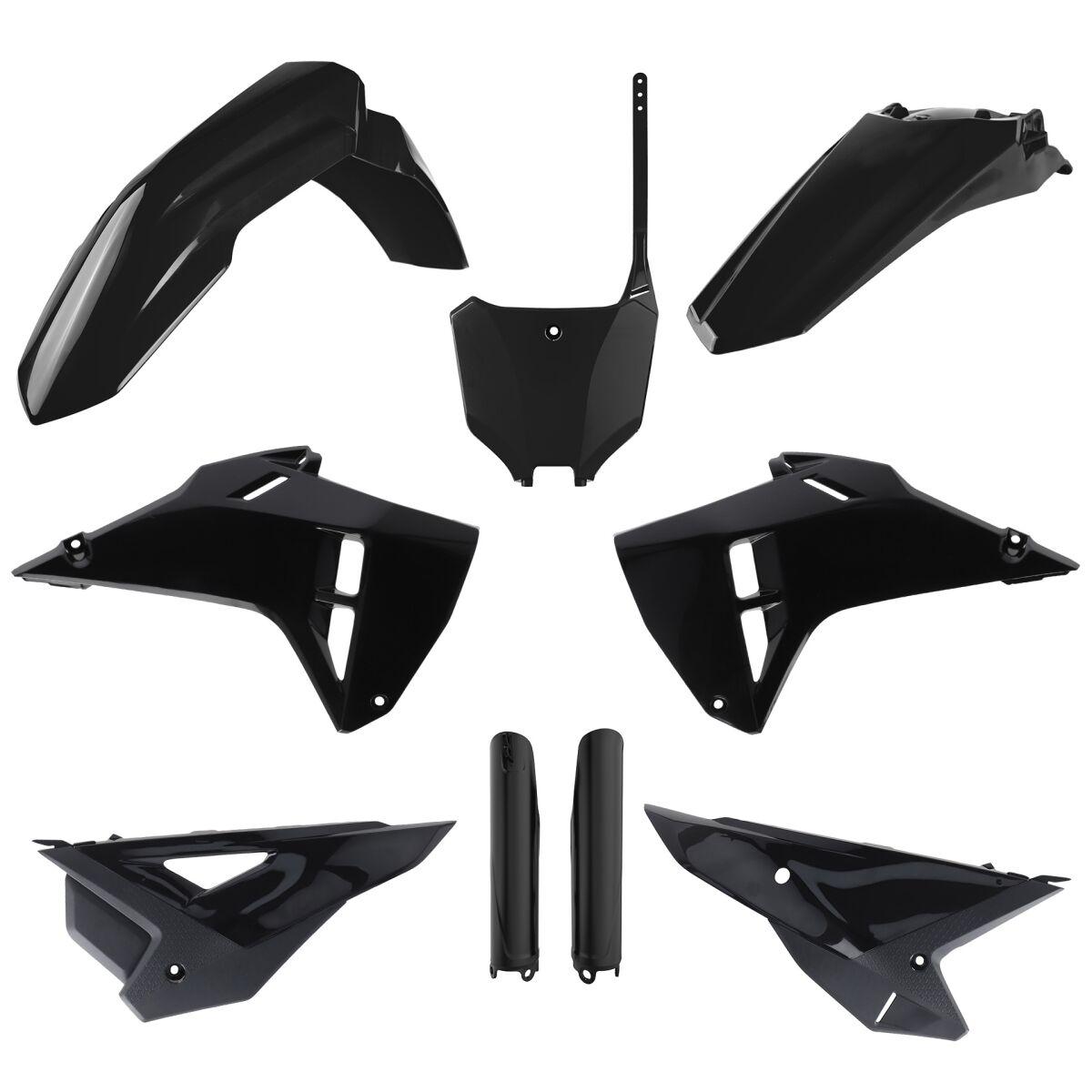 Polisport Black 91619 - Restyle Plastics Kit For Honda Crf250f 2025
