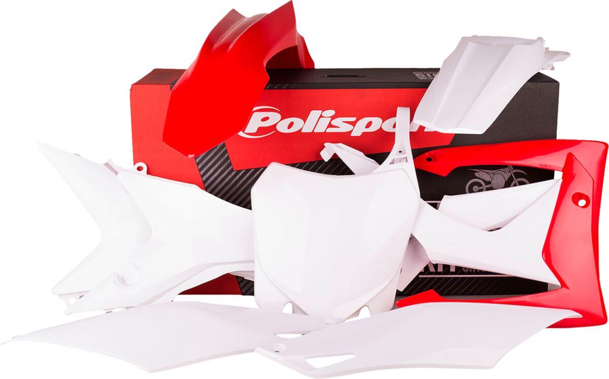 91530 - Polisport Plastics Kit For Honda CRF250R 2014-2017 - OEM/Red/White