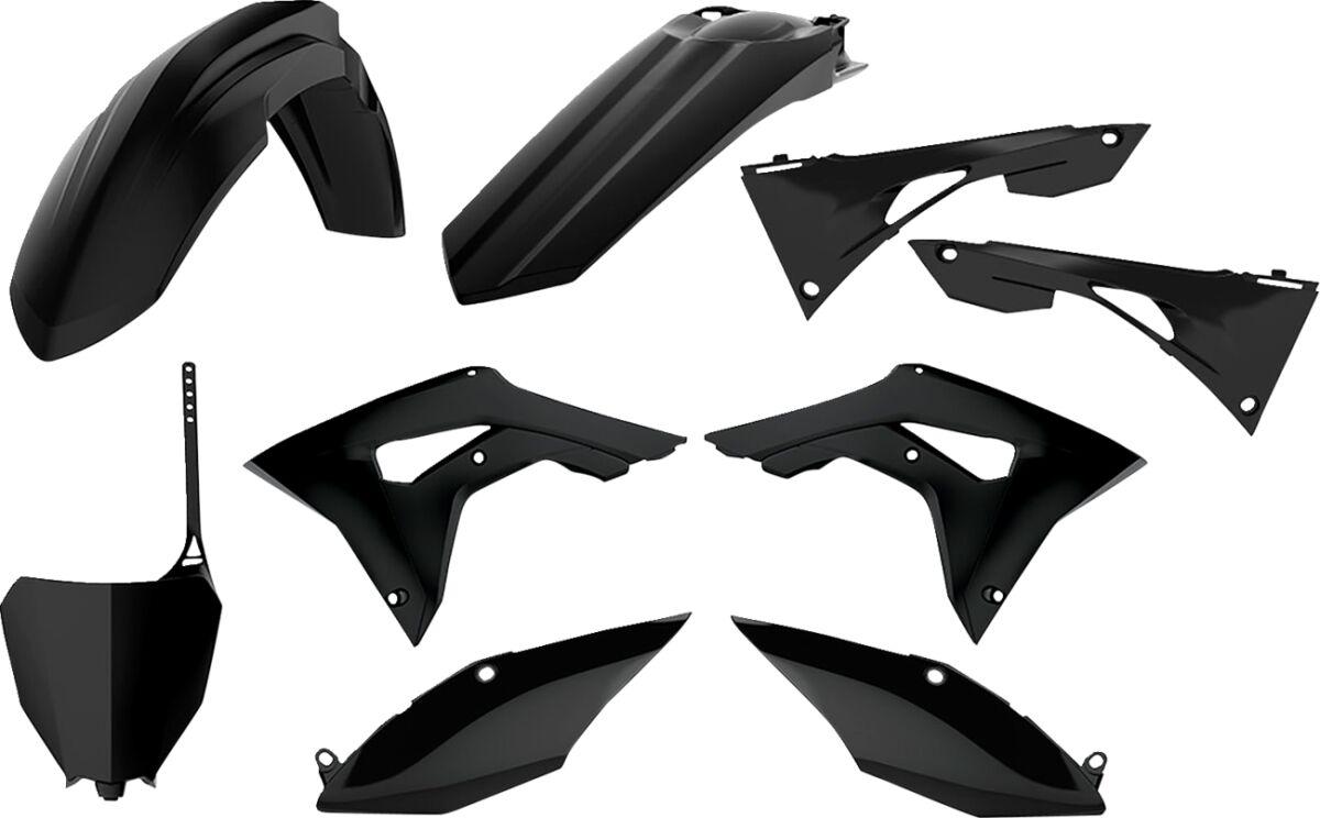 91536 - Polisport Plastics Kit For Honda CRF250R 2019 - Black