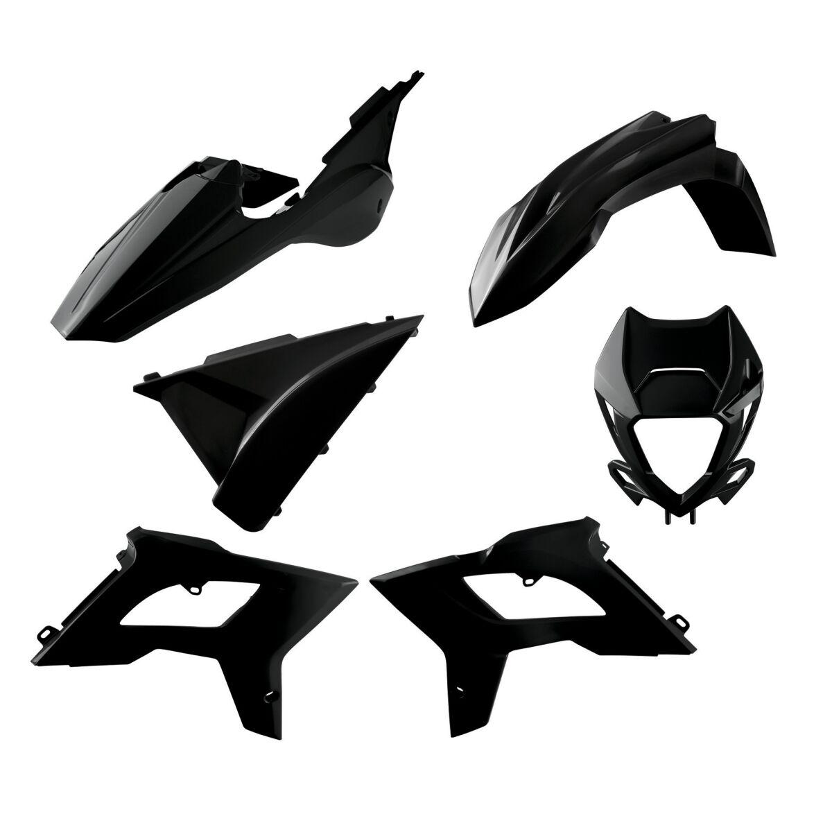 Polisport Black 91077 - Restyle Plastics Kit For Beta Rr 125 2018-2019