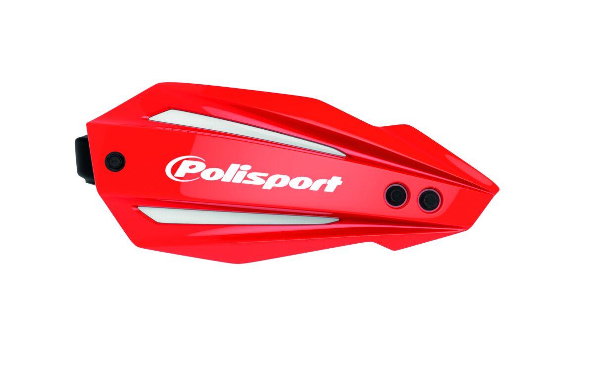 8308600006 - Polisport Bullit Wrap Hand Guards - Red