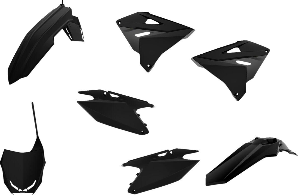 90865 - Polisport Plastics Kit For Suzuki RM 125 2001-2008 - Black