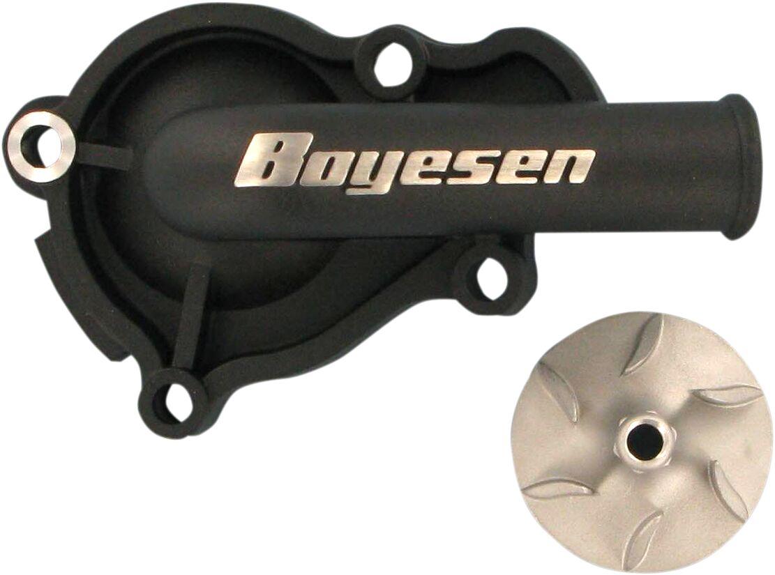 WPK-06B - Boyesen Supercooler Water Pump Cover & Impeller Kit For Honda CRF450R 2002-2008 - Black