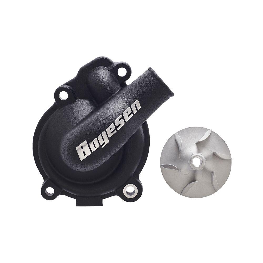 WPK-80AB - Boyesen Supercooler Water Pump Cover & Impeller Kit For Can Am Commander 1000 EFI 2016-2017 - Black