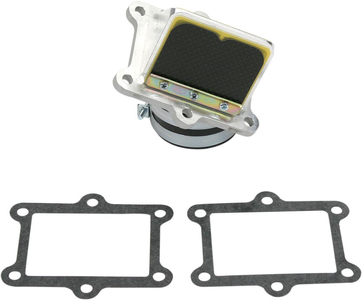 RAD-02B - Boyesen Rad Valve Reed Cage Assembly For Honda CR250 1986-1998 - Black/Silver