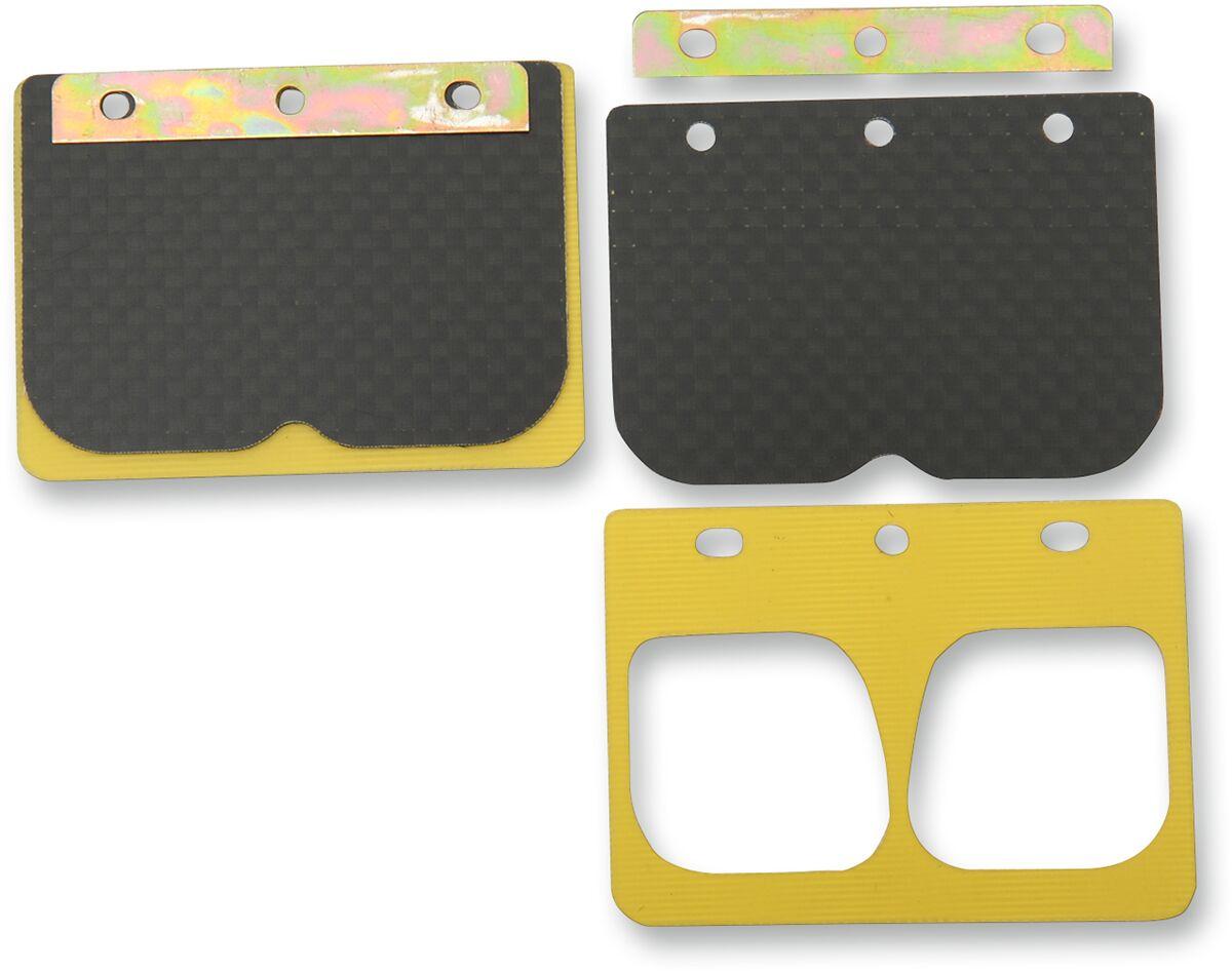 PRO-02 - Boyesen Pro Series Reed Set For Husqvarna CR 250 1999-2005 - Carbon Fiber/Yellow