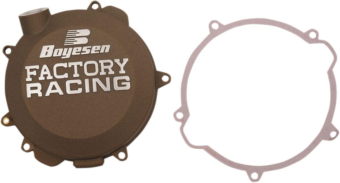 CC-41AM - Boyesen Factory Clutch Protector For Gas Gas MC125 2021-2023 - Chrome/Gold/Magnesium