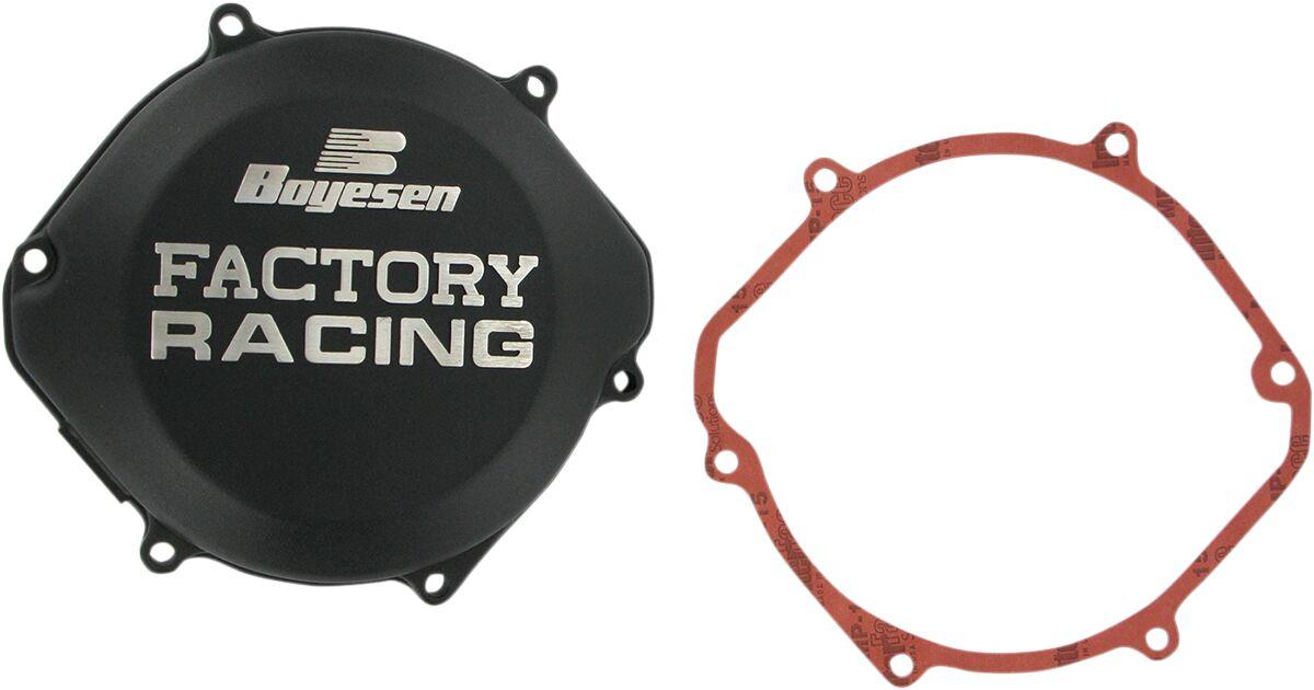 Boyesen Black/Powder-Coated Cc-02B - Factory Clutch Protector For Honda Cr250 1987-2001