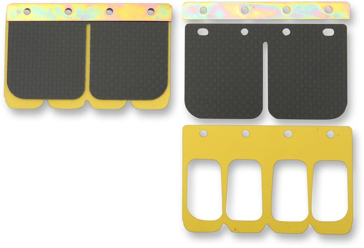 PRO-04 - Boyesen Pro Series Reed Set For Kawasaki KX250 1989-1996 - Carbon Fiber/Yellow