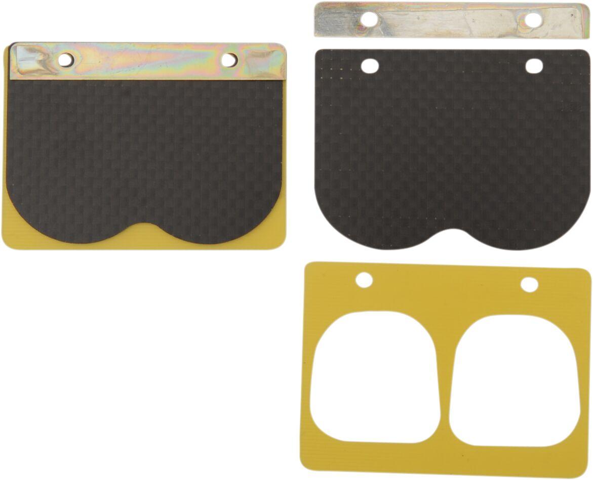 PRO-218 - Boyesen Pro Series Reed Set For Yamaha YZ250 2005-2024 - Carbon Fiber/Yellow