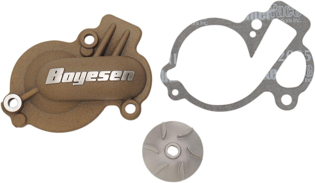 WPK-45AM - Boyesen Supercooler Water Pump Cover & Impeller Kit For Gas Gas EX 450 F 2021-2024 - Magnesium