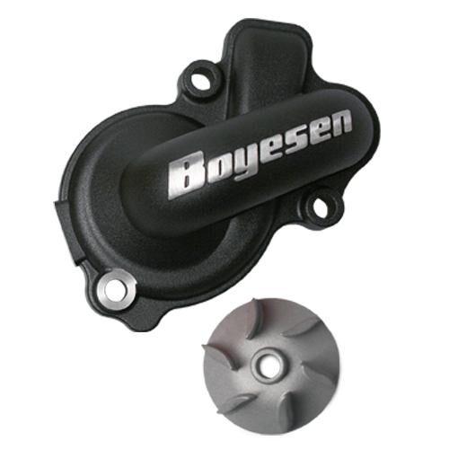 WPK-41B - Boyesen Supercooler Water Pump Cover & Impeller Kit For Gas Gas MC125 2021-2023 - Black