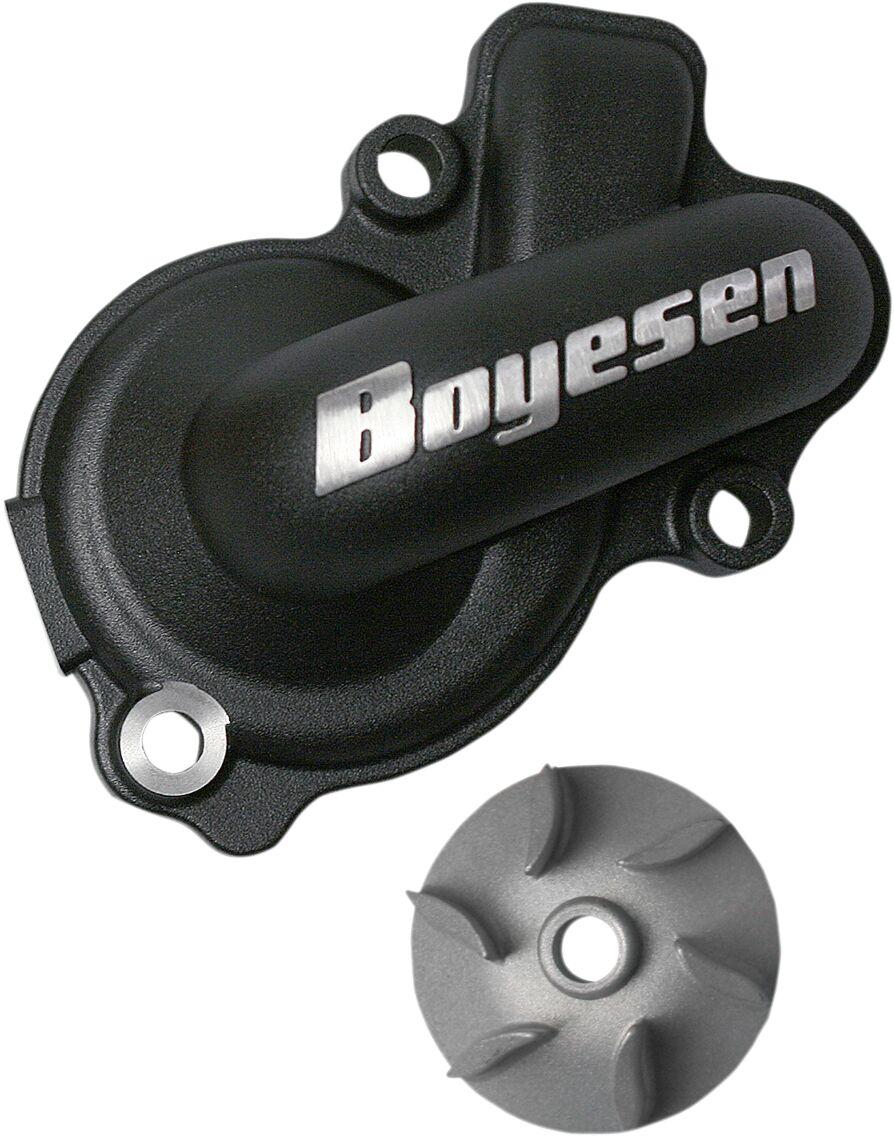 WPK-45B - Boyesen Supercooler Water Pump Cover & Impeller Kit For KTM EXC450 2012-2016 - Black