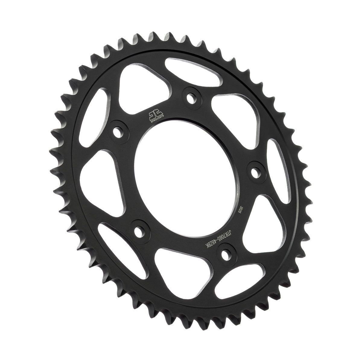 JTR7085.48ZBK - JT Induction Hardened Sprocket For Harley Davidson RA 1250 ABS 2021-2024 Rear - Black/Zinc