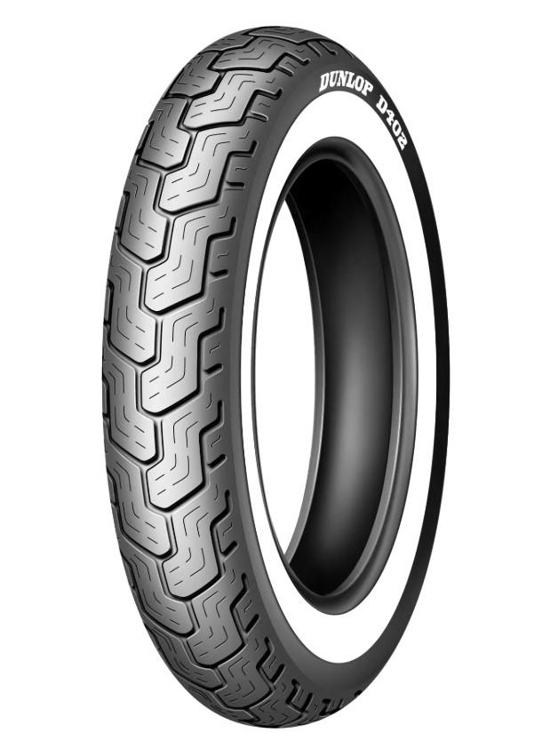 641651 - Dunlop D402 Rear Whitewall Tyre MT90 B16"