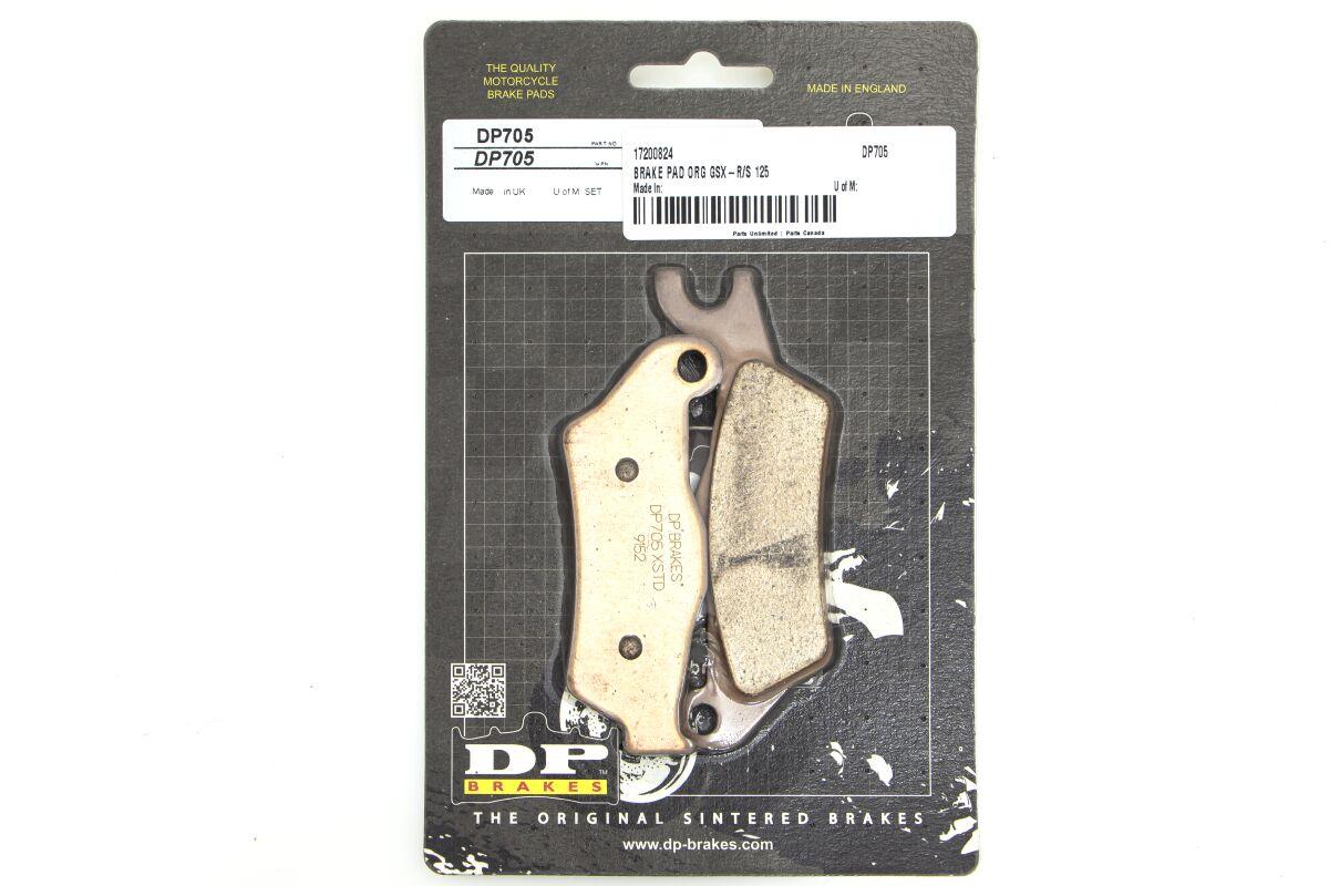 DP705 - DP Brakes ODP Organic Brake Pads For Suzuki GSX-R 125 ABS 2017-2024 Front