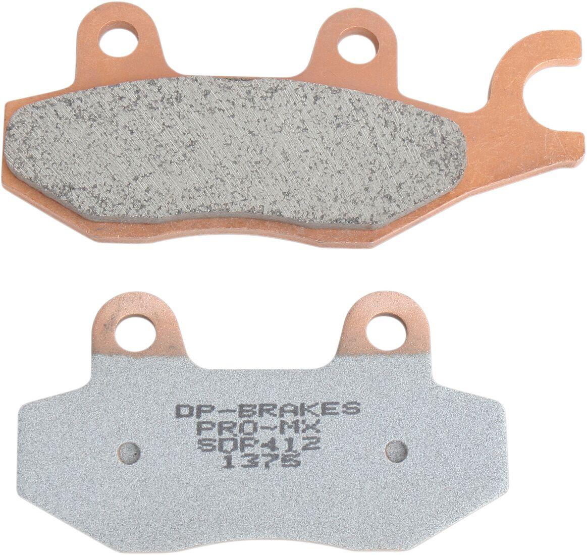 SDP412 - DP Brakes SDP Pro-MX Sintered Brake Pads For Suzuki AN 400 2007-2009 Front/Fits Front Left Or Right/Rear