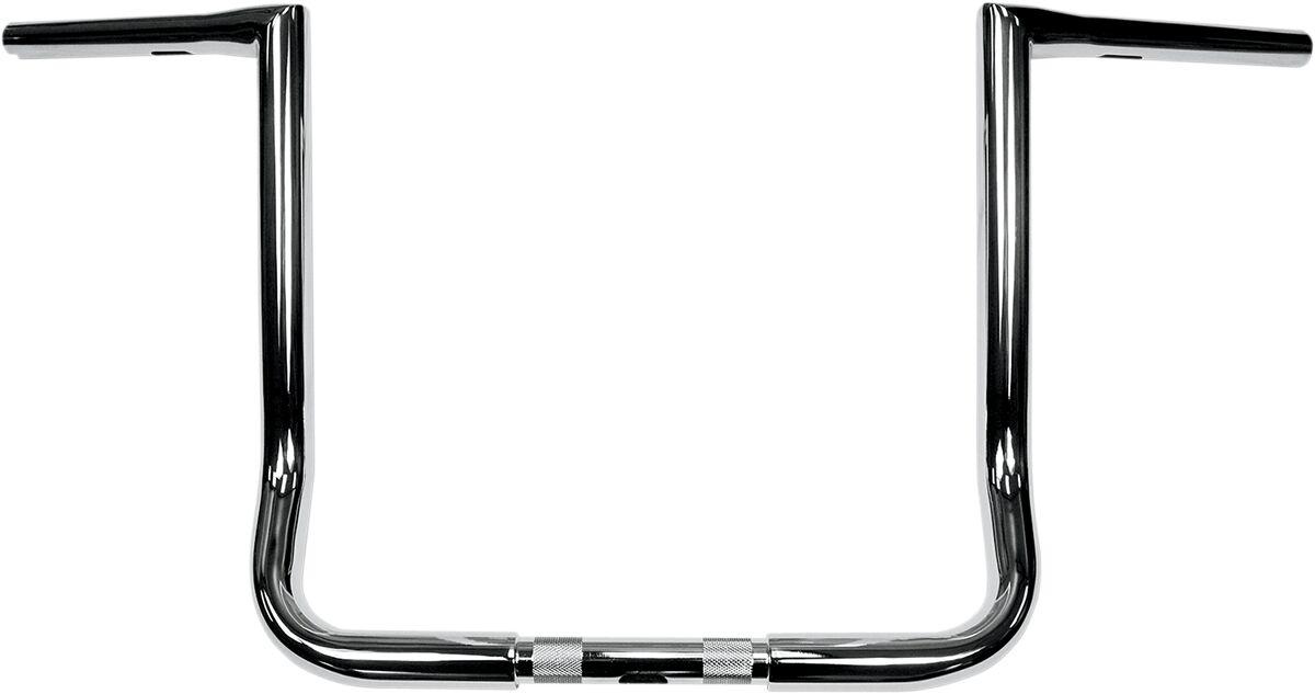 LA-7361-14 - LA Choppers 1-1/4" Twin Peaks Touring Handlebar For Harley Davidson FLHT 1340 1996-1998 35.5 cm (14") - Chrome
