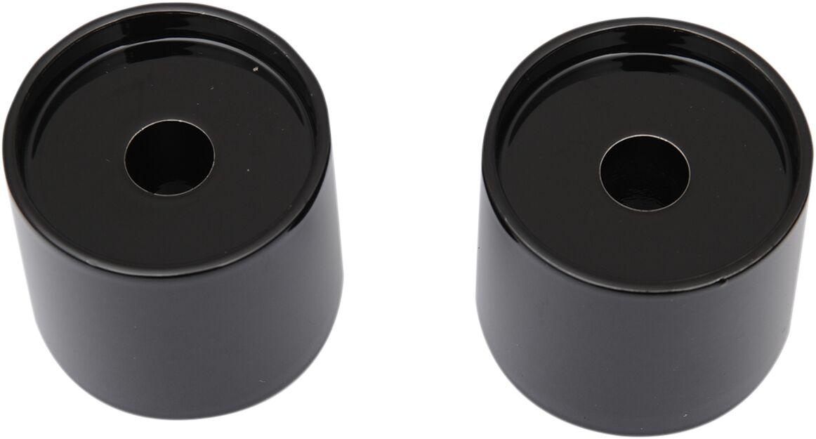 LA-7413-72B - LA Choppers Handlebar Riser Extensions 1-1/2" - 1-3/4" - Black