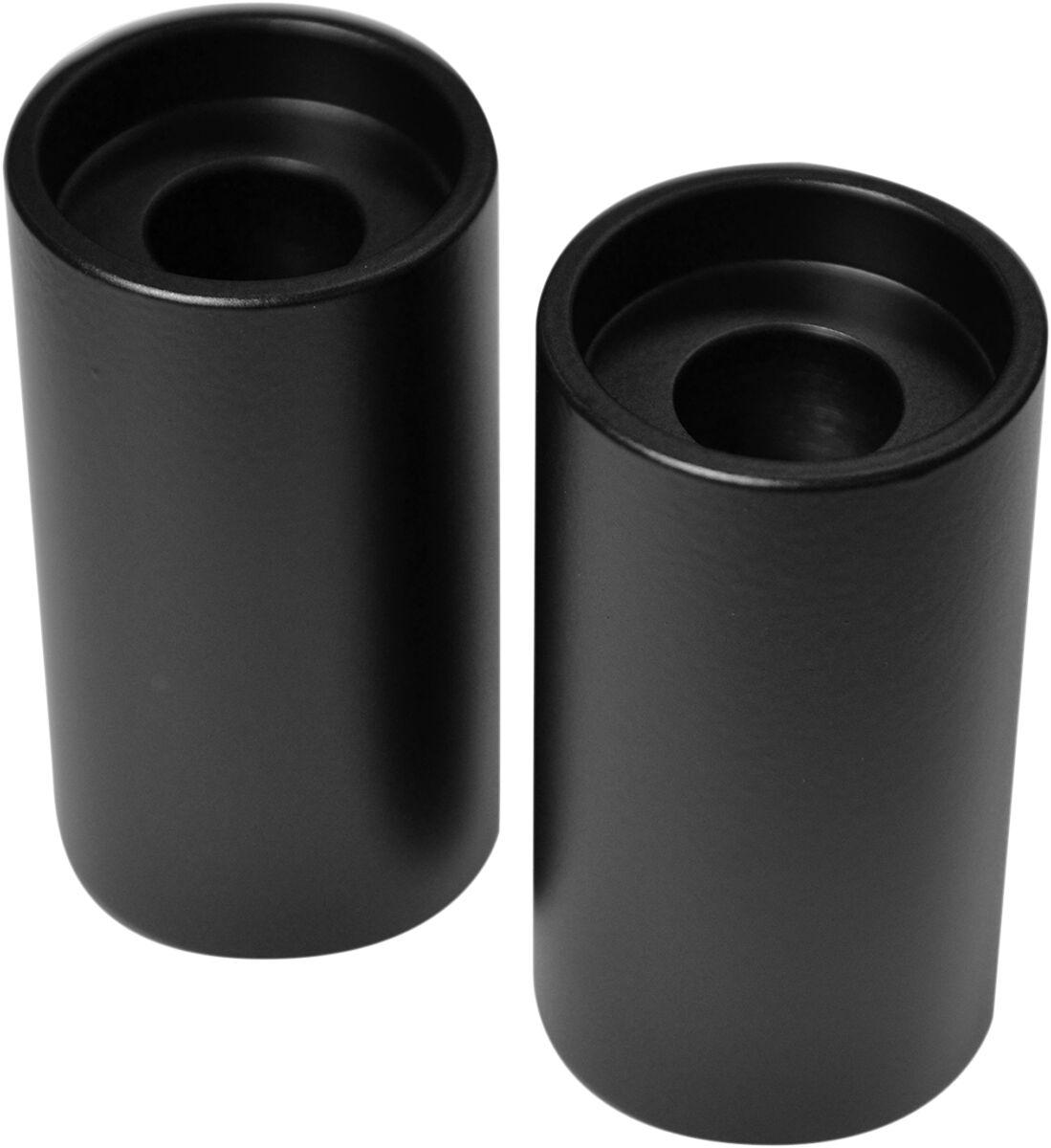 LA-7413-03M - LA Choppers Handlebar Riser Extensions 2" - 1" - Black/Flat