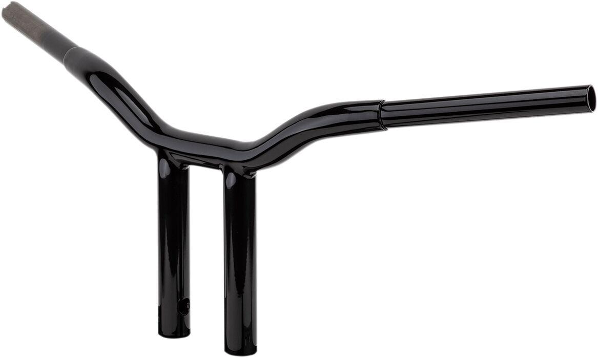 LA-7337-08B - LA Choppers Kage Fighter Welded Straight-Riser Handlebar 20.5 cm (8") - Black