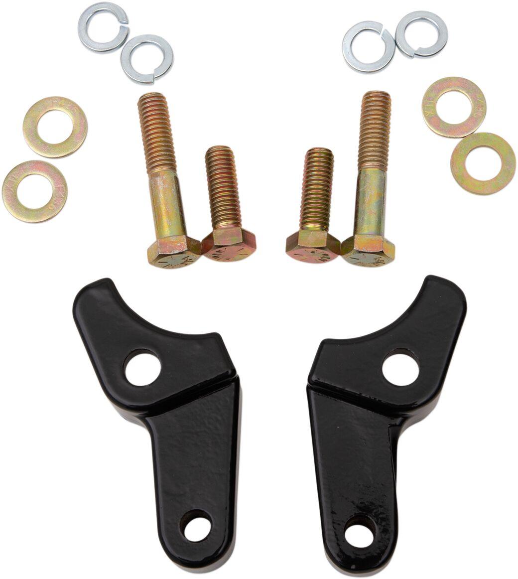 LA-7590-06B - LA Choppers Rear Lowering Kit For Harley Davidson FLH 1868 ABS 2021 Rear Lowers 25.40 mm (1.00") - Black