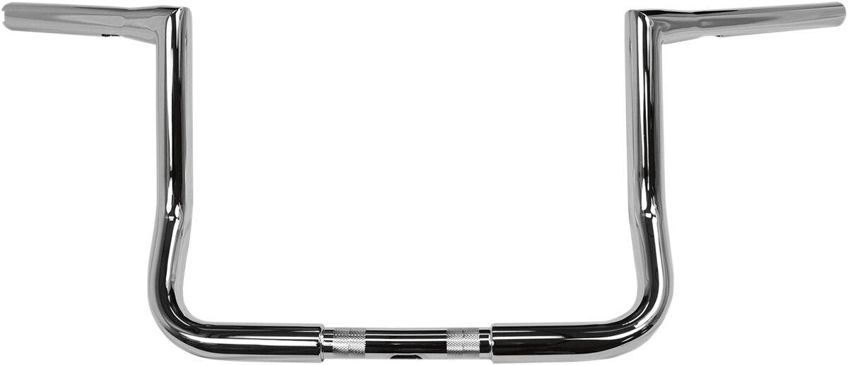 LA-7361-10 - LA Choppers 1-1/4" Twin Peaks Touring Handlebar For Harley Davidson FLHT 1340 1996-1998 25.5 cm (10") - Chrome