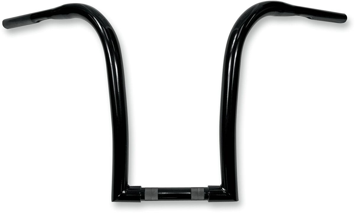LA-7341-14B - LA Choppers Nice Curves Ape Hanger Handlebar 35.5 cm (14") - Black
