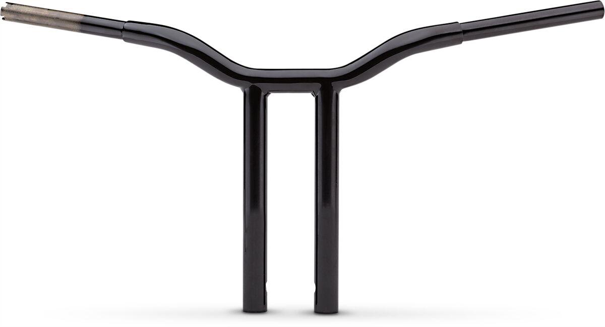 LA-7337-12B - LA Choppers Kage Fighter Welded Straight-Riser Handlebar 30.5 cm (12") - Black