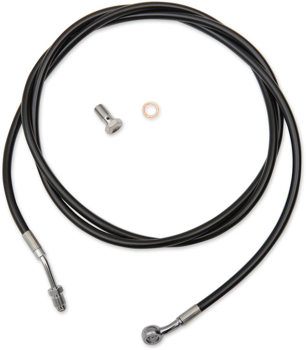 LA-8054C13B - LA Choppers Clutch Cable For Harley Davidson FLHR 1750 2017-2019 12" - 14" - Black
