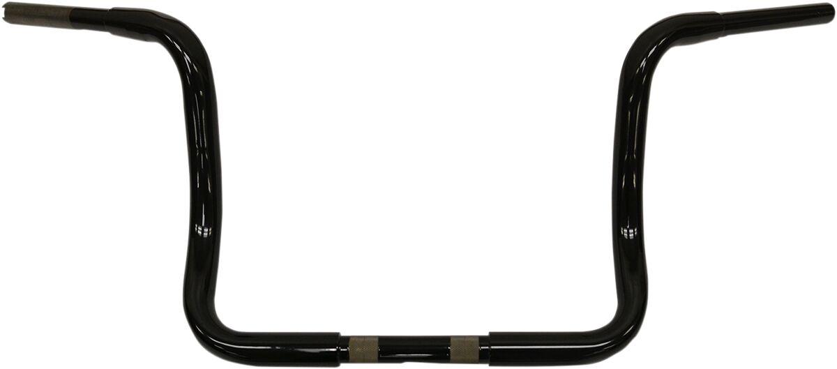 LA-7321-10B - LA Choppers 1-1/4" Touring Ape Hanger Handlebar For Harley Davidson FLHR 1340 1996-1998 25.5 cm (10") - Black