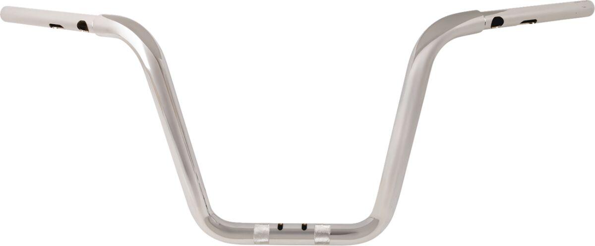 LA-7348-12 - LA Choppers Twin Round Handlebar For Harley Davidson FLTRK 1868 ABS 2024 30.5 cm (12") - Chrome