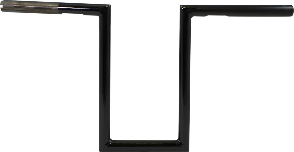 LA-7380-12B - LA Choppers Narrow-Z Old School Handlebar For Harley Davidson E 1000 1936-1952 30.5 cm (12") - Black